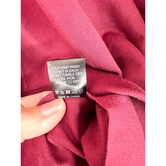 Designer RUTI Burgundy Nola Long tank Size 4 (Ruti Size 0) NWT - Picture 7 of 15